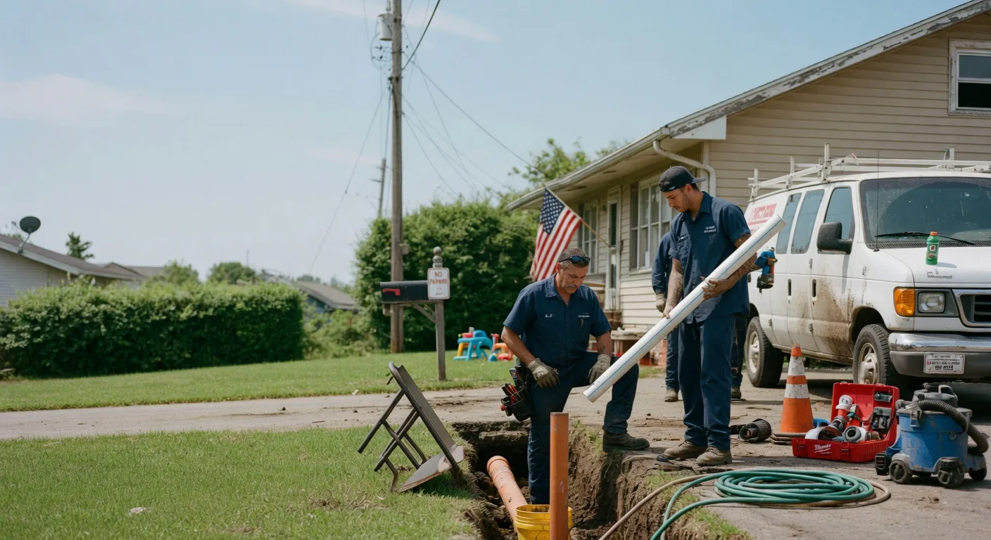 Sewer Line Inspection in New Bedford, IL
